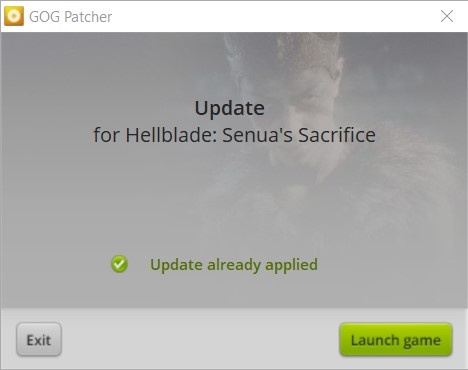 hellblade 1.02 will not install