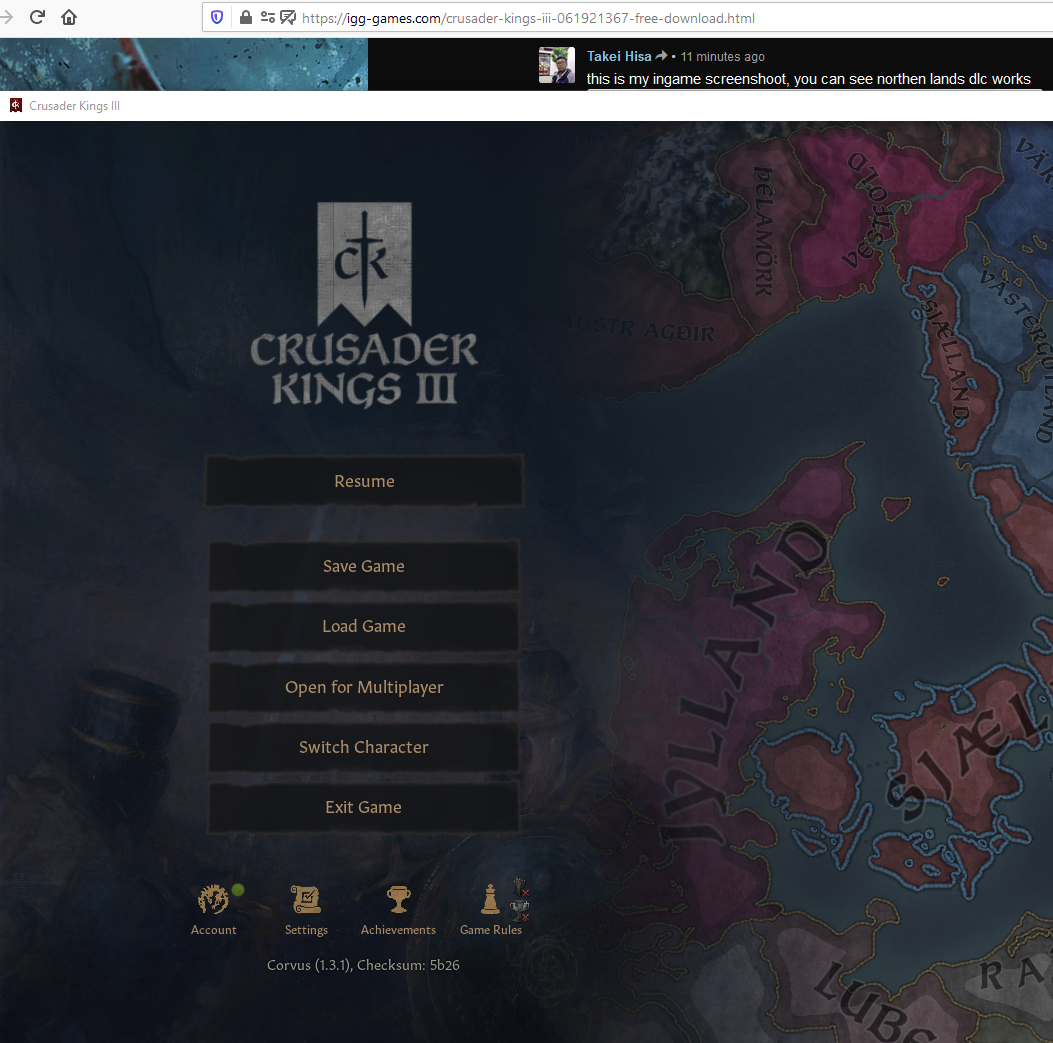 crusader kings 2 waiting for server id
